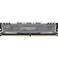 ОЗУ Crucial DDR4 8GB 2666Mhz Ballistix Sport LT (BLS8G4D26BFSB) Grey