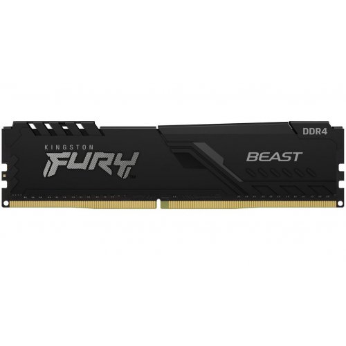 Озу Kingston DDR4 16GB 3200Mhz FURY Beast Black (KF432C16BB1/16) (Восстановлено продавцом, 845371) купить в Украине: Киев, Днепр, Харьков, Одесса  | Проверка совместимости, низкая цена, отзывы, характеристики от TELEMART фото