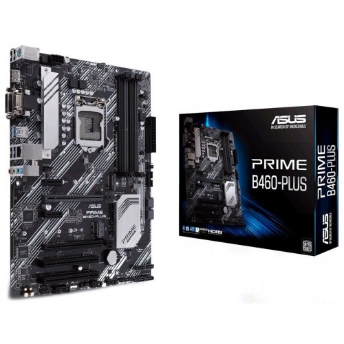 Материнская плата Asus PRIME B460-PLUS (s1200, Intel B460) (Восстановлено продавцом, 845535) купить в Украине: Киев, Днепр, Харьков, Одесса  | Проверка совместимости, низкая цена, отзывы, характеристики от TELEMART фото