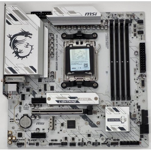 Материнська плата MSI B850M GAMING PLUS WIFI6E (sAM5, AMD B850) (Відновлено продавцем, 845536) купити в Україні: Київ, Львів, Хмельницький, Тернопіль, Івано-Франківськ | Перевірка сумісності, низька ціна, відгуки, характеристики від TELEMART фото