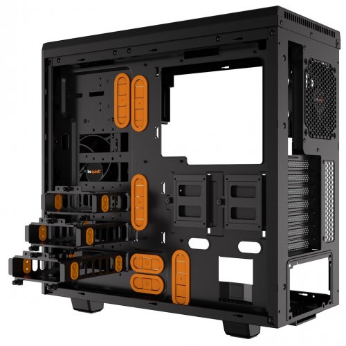Корпус Be Quiet! Pure Base 600 Tempered Glass без БП (BGW20) Black/Orange (Восстановлено продавцом, 845551) купить в Украине: Киев, Днепр, Харьков, Одесса  | Проверка совместимости, низкая цена, отзывы, характеристики от TELEMART фото