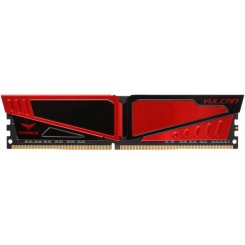 ОЗУ Team DDR4 8GB 2400Mhz T-Force Vulcan Red (TLRED48G2400HC1601)