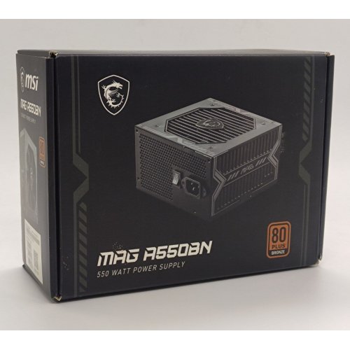 Блок питания MSI MAG 550W (A550BN) (Восстановлено продавцом, 845614) купить в Украине: Киев, Днепр, Харьков, Одесса  | Проверка совместимости, низкая цена, отзывы, характеристики от TELEMART фото