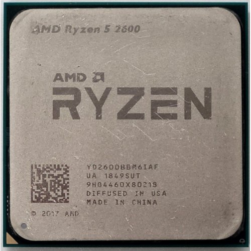 Процессор AMD Ryzen 5 2600 3.4(3.9)GHz 16MB sAM4 Tray (YD2600BBM6IAF) (Восстановлено продавцом, 845653) купить в Украине: Киев, Днепр, Харьков, Одесса  | Проверка совместимости, низкая цена, отзывы, характеристики от TELEMART фото