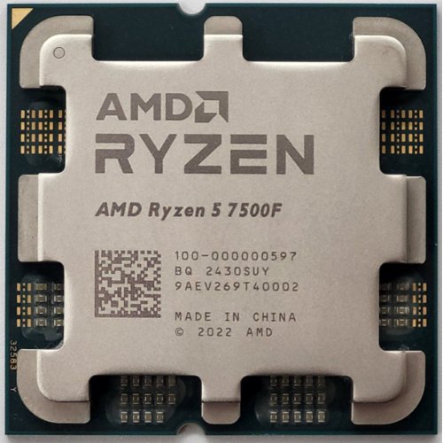 Процессор AMD Ryzen 5 7500F 3.7(5.0)GHz 32MB sAM5 Tray (100-000000597) (Восстановлено продавцом, 845655) купить в Украине: Киев, Днепр, Харьков, Одесса  | Проверка совместимости, низкая цена, отзывы, характеристики от TELEMART фото