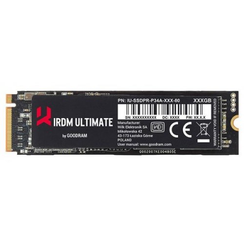 Продать SSD-диск GoodRAM Iridium Ultimate MLC 120GB M.2 (2280 PCI-E) (IRU-SSDPR-P34A-120-80A) по Trade-In интернет-магазине Телемарт - Киев, Днепр, Украина фото
