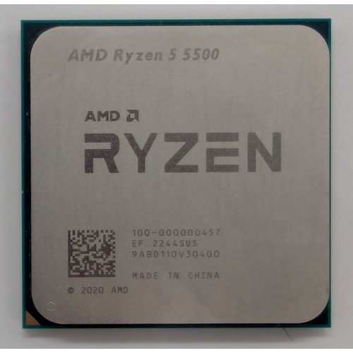 Процессор AMD Ryzen 5 5500 3.6(4.2)GHz 16MB sAM4 Box (100-100000457BOX) (Восстановлено продавцом, 845862) купить в Украине: Киев, Днепр, Харьков, Одесса  | Проверка совместимости, низкая цена, отзывы, характеристики от TELEMART фото