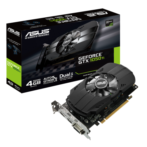 Відеокарта Asus GeForce GTX 1050 Ti Phoenix 4096MB (PH-GTX1050TI-4G) (Відновлено продавцем, 845886) купити в Україні: Київ, Львів, Хмельницький, Тернопіль, Івано-Франківськ | Перевірка сумісності, низька ціна, відгуки, характеристики від TELEMART фото