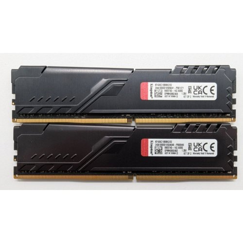 Озп Kingston DDR4 32GB (2x16GB) 3600Mhz FURY Beast Black (KF436C18BBK2/32) (Відновлено продавцем, 845899) купити в Україні: Київ, Львів, Хмельницький, Тернопіль, Івано-Франківськ | Перевірка сумісності, низька ціна, відгуки, характеристики від TELEMART фото