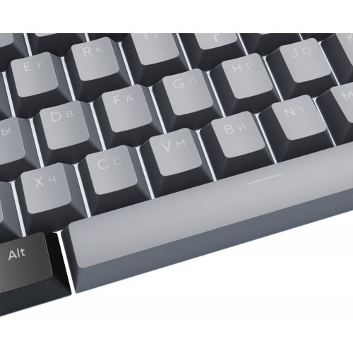 Уценка набор кейкапов Dark Project KS-46 PBT ENG/RU/UA (DP-KS-0046) Gray/Black (Вскрытая упаковка, 845905) купить в Украине: Киев, Днепр, Харьков, Одесса  | Низкая цена, отзывы, характеристики от TELEMART фото