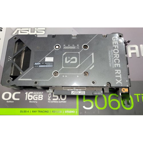 Уцінка відеокарта Asus Dual GeForce RTX 5060 Ti OC 16384MB (DUAL-RTX5060TI-O16G) (Вітринний зразок, 845921) купити в Україні: Київ, Львів, Хмельницький, Тернопіль, Івано-Франківськ | Перевірка сумісності, низька ціна, відгуки, характеристики від TELEMART фото