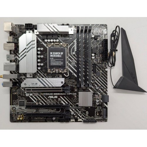 Материнская плата Asus PRIME B660M-A WIFI D4 (s1700, Intel B660) (Восстановлено продавцом, 845927) купить в Украине: Киев, Днепр, Харьков, Одесса  | Проверка совместимости, низкая цена, отзывы, характеристики от TELEMART фото