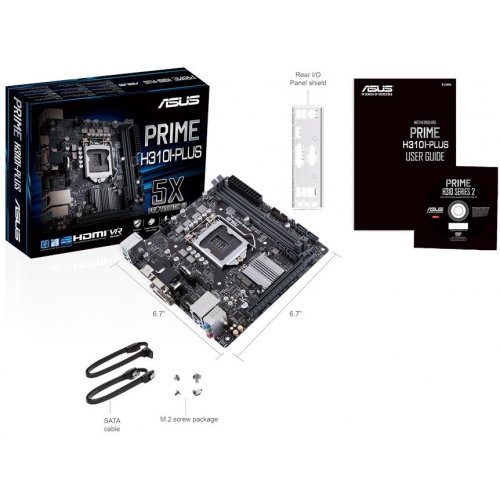 Продать Материнская плата Asus PRIME H310I-PLUS (s1151-V2, Intel H310) по Trade-In интернет-магазине Телемарт - Киев, Днепр, Украина фото
