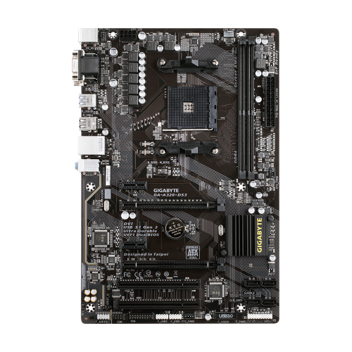 Продать Материнская плата Gigabyte GA-A320-DS3 (sAM4, AMD A320) по Trade-In интернет-магазине Телемарт - Киев, Днепр, Украина фото