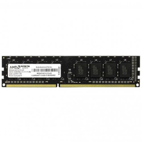 Продати ОЗП AMD DDR3 4GB 1600Mhz (R534G1601U1S-UGOBULK) за Trade-In у інтернет-магазині Телемарт - Київ, Дніпро, Україна фото