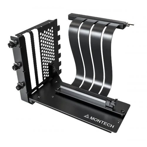 Монтажный комплект к видеокарте Montech VGM 2 Vertical GPU Mount Kit Black купить в Украине: Киев, Днепр, Харьков, Одесса  | Низкая цена, отзывы, характеристики от TELEMART фото