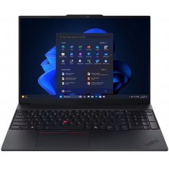 Ноутбук Lenovo ThinkPad E16 Gen 3 (21TGS08N00) Eclipse Black / 16″ (1920x1200, IPS) / Intel Core 5 210H (3.6-4.8 ГГц), 8 ядер / Intel Graphics / 32 ГБ (DDR5) / 1024 ГБ (SSD) / Windows 11 Pro