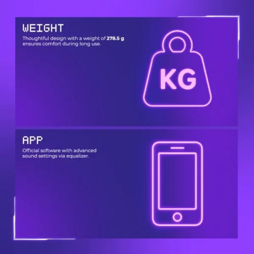 Навушники Proove Gaming Bliss Pro APP (GHBLPPP10002) White купити в Україні: Київ, Львів, Хмельницький, Тернопіль, Івано-Франківськ | Низька ціна, відгуки, характеристики від TELEMART фото