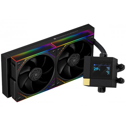 Готова СВО Thermalright Core Matrix 240 Vision ARGB Black купити в Україні: Київ, Львів, Хмельницький, Тернопіль, Івано-Франківськ | Перевірка сумісності, низька ціна, відгуки, характеристики від TELEMART фото