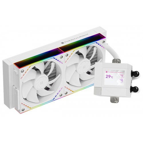 Готова СВО Thermalright Core Matrix 240 Vision ARGB White купити в Україні: Київ, Львів, Хмельницький, Тернопіль, Івано-Франківськ | Перевірка сумісності, низька ціна, відгуки, характеристики від TELEMART фото