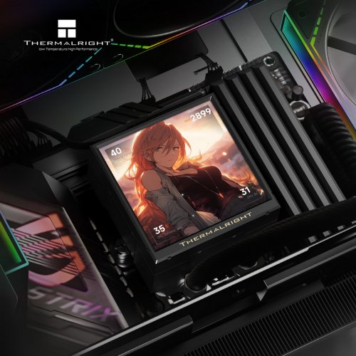 Готова СВО Thermalright Peerless Vision 240 ARGB Black купити в Україні: Київ, Львів, Хмельницький, Тернопіль, Івано-Франківськ | Перевірка сумісності, низька ціна, відгуки, характеристики від TELEMART фото