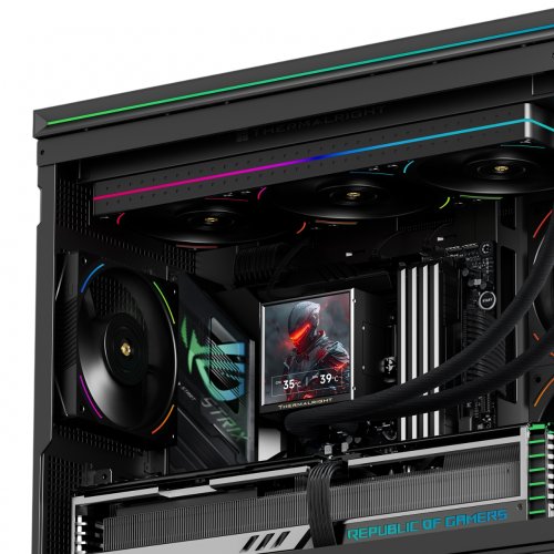 Готова СВО Thermalright Peerless Vision 360 UB ARGB Black купити в Україні: Київ, Львів, Хмельницький, Тернопіль, Івано-Франківськ | Перевірка сумісності, низька ціна, відгуки, характеристики від TELEMART фото