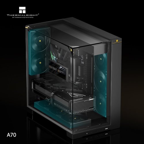 Корпус Thermalright TR-A70 без БЖ Black купити в Україні: Київ, Львів, Хмельницький, Тернопіль, Івано-Франківськ | Перевірка сумісності, низька ціна, відгуки, характеристики від TELEMART фото
