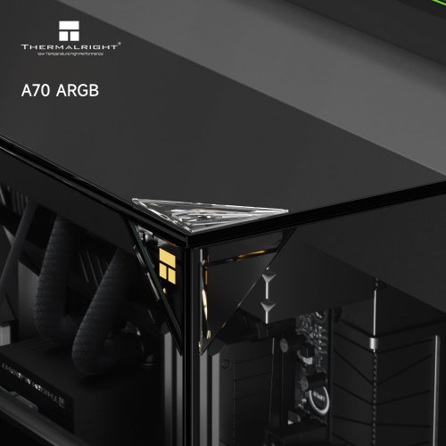 Корпус Thermalright TR-A70 ARGB без БЖ Black купити в Україні: Київ, Львів, Хмельницький, Тернопіль, Івано-Франківськ | Перевірка сумісності, низька ціна, відгуки, характеристики від TELEMART фото