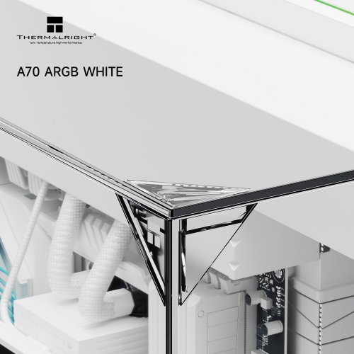 Корпус Thermalright TR-A70 ARGB без БЖ White купити в Україні: Київ, Львів, Хмельницький, Тернопіль, Івано-Франківськ | Перевірка сумісності, низька ціна, відгуки, характеристики від TELEMART фото
