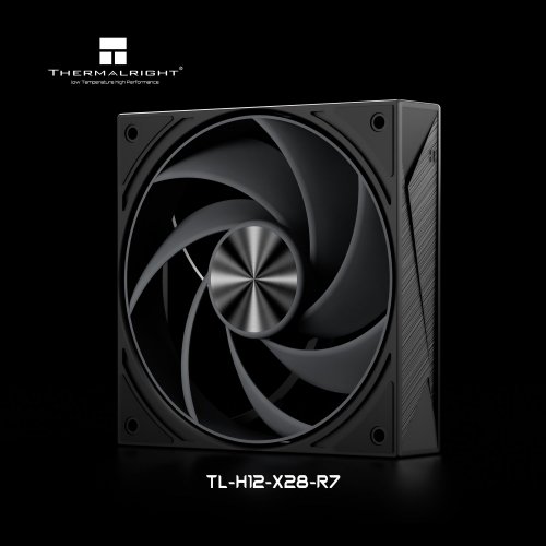 Кулер для корпуса Thermalright TL-H12-X28-R7 Black купить в Украине: Киев, Днепр, Харьков, Одесса  | Проверка совместимости, низкая цена, отзывы, характеристики от TELEMART фото