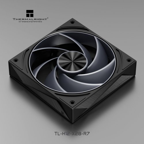 Кулер для корпуса Thermalright TL-H12-X28-R7 Black купить в Украине: Киев, Днепр, Харьков, Одесса  | Проверка совместимости, низкая цена, отзывы, характеристики от TELEMART фото