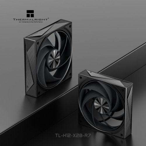 Кулер для корпуса Thermalright TL-H12-X28-R7 Black купить в Украине: Киев, Днепр, Харьков, Одесса  | Проверка совместимости, низкая цена, отзывы, характеристики от TELEMART фото
