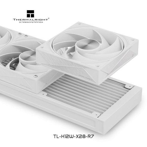 Кулер для корпуса Thermalright TL-H12-X28-R7 White купить в Украине: Киев, Днепр, Харьков, Одесса  | Проверка совместимости, низкая цена, отзывы, характеристики от TELEMART фото