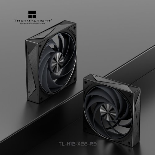 Кулер для корпуса Thermalright TL-H12-X28-R9 Black купить в Украине: Киев, Днепр, Харьков, Одесса  | Проверка совместимости, низкая цена, отзывы, характеристики от TELEMART фото