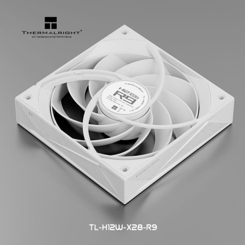 Кулер для корпуса Thermalright TL-H12-X28-R9 White купить в Украине: Киев, Днепр, Харьков, Одесса  | Проверка совместимости, низкая цена, отзывы, характеристики от TELEMART фото