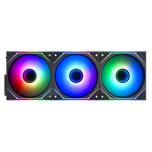 Набор кулеров для корпуса Thermalright TL-M12Q-S 3 in 1 Black купить в Украине: Киев, Днепр, Харьков, Одесса  | Проверка совместимости, низкая цена, отзывы, характеристики от TELEMART фото