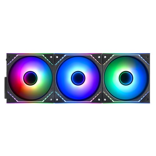 Набор кулеров для корпуса Thermalright TL-M12QR-S 3 in 1 Black купить в Украине: Киев, Днепр, Харьков, Одесса  | Проверка совместимости, низкая цена, отзывы, характеристики от TELEMART фото