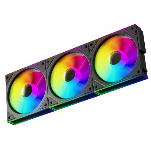 Набор кулеров для корпуса Thermalright TL-M12QR-S 3 in 1 Black купить в Украине: Киев, Днепр, Харьков, Одесса  | Проверка совместимости, низкая цена, отзывы, характеристики от TELEMART фото