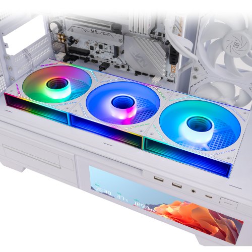 Набор кулеров для корпуса Thermalright TL-M12QR-S 3 in 1 White купить в Украине: Киев, Днепр, Харьков, Одесса  | Проверка совместимости, низкая цена, отзывы, характеристики от TELEMART фото