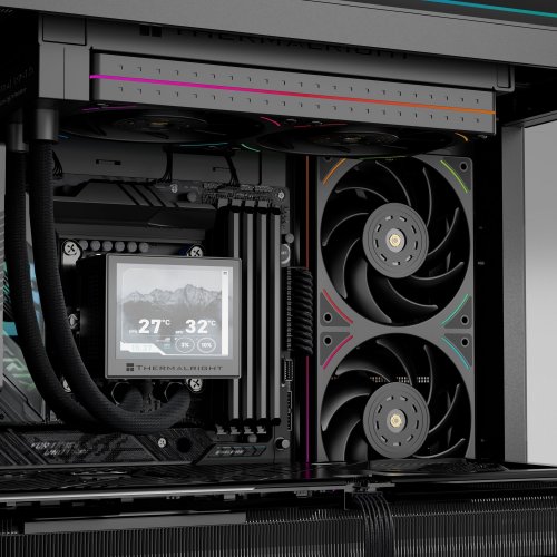 Кулер для корпуса Thermalright TL-UB24 Black купить в Украине: Киев, Днепр, Харьков, Одесса  | Проверка совместимости, низкая цена, отзывы, характеристики от TELEMART фото