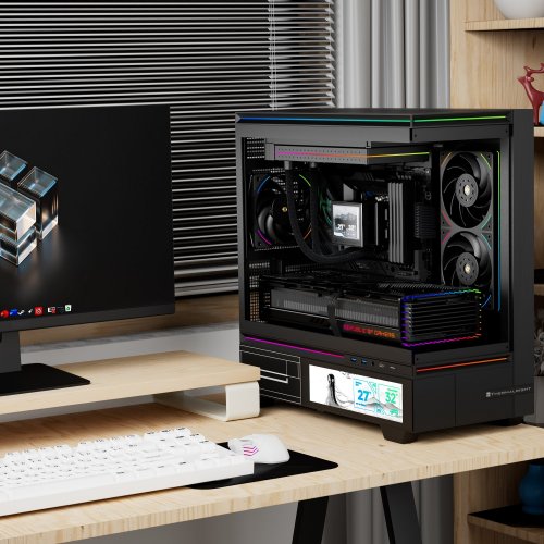 Кулер для корпуса Thermalright TL-UB24 Black купить в Украине: Киев, Днепр, Харьков, Одесса  | Проверка совместимости, низкая цена, отзывы, характеристики от TELEMART фото