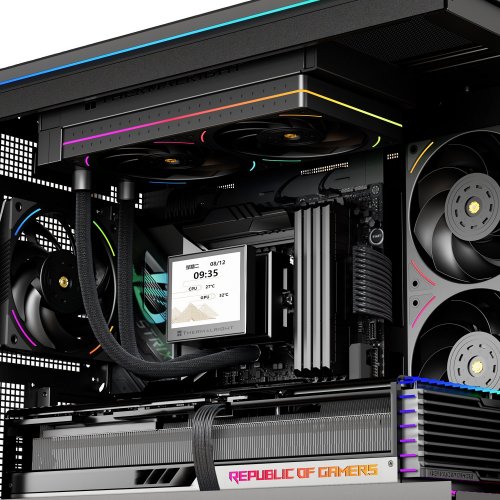 Кулер для корпуса Thermalright TL-UB24R Black купить в Украине: Киев, Днепр, Харьков, Одесса  | Проверка совместимости, низкая цена, отзывы, характеристики от TELEMART фото