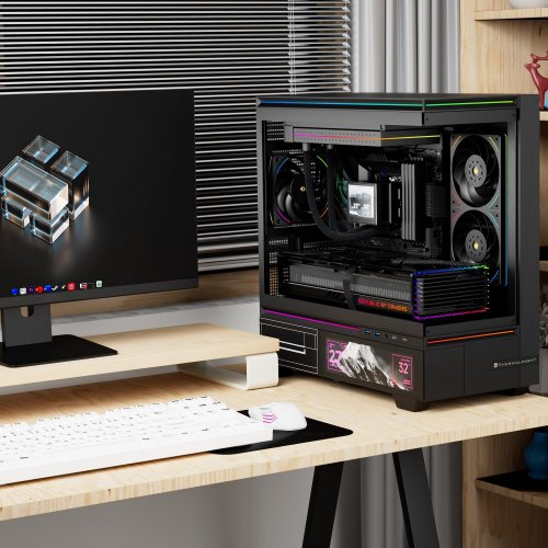 Кулер для корпуса Thermalright TL-UB24R Black купить в Украине: Киев, Днепр, Харьков, Одесса  | Проверка совместимости, низкая цена, отзывы, характеристики от TELEMART фото