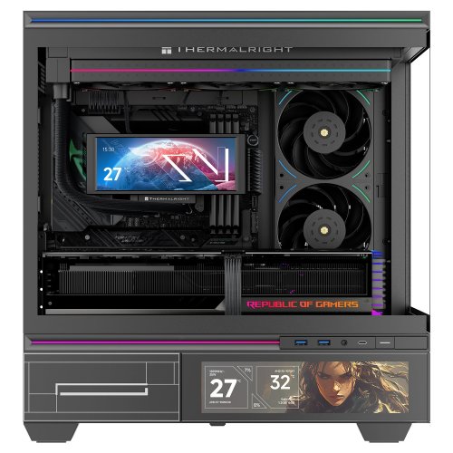 Кулер для корпуса Thermalright TL-UB36R Black купить в Украине: Киев, Днепр, Харьков, Одесса  | Проверка совместимости, низкая цена, отзывы, характеристики от TELEMART фото