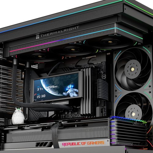 Кулер для корпуса Thermalright TL-UB36R Black купить в Украине: Киев, Днепр, Харьков, Одесса  | Проверка совместимости, низкая цена, отзывы, характеристики от TELEMART фото