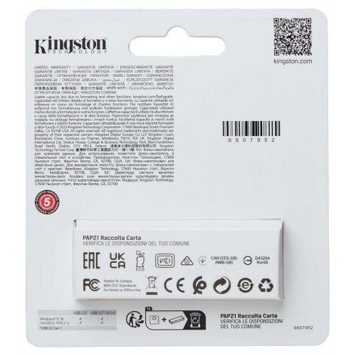 Накопичувач Kingston DataTraveler Exodia S 64GB USB 3.2 Gen 1 (DTXS/64GB) Black купити в Україні: Київ, Львів, Хмельницький, Тернопіль, Івано-Франківськ | Низька ціна, відгуки, характеристики від TELEMART фото