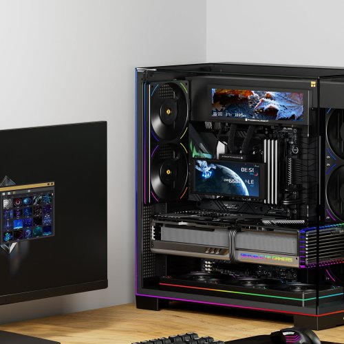 Экран Thermalright Trofeo Vision 9.16" LCD Black купить в Украине: Киев, Днепр, Харьков, Одесса  | Низкая цена, отзывы, характеристики от TELEMART фото