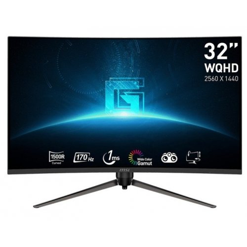Уценка монитор MSI 31.5" G32CQ5P Black (Повреждена упаковка, 846225) купить в Украине: Киев, Днепр, Харьков, Одесса  | Низкая цена, отзывы, характеристики от TELEMART фото