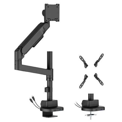 Уцінка настільне кріплення для монітора OfficePro 24-57" MAH751 Black (Розкрита упаковка, 846252) купити в Україні: Київ, Львів, Хмельницький, Тернопіль, Івано-Франківськ | Низька ціна, відгуки, характеристики від TELEMART фото
