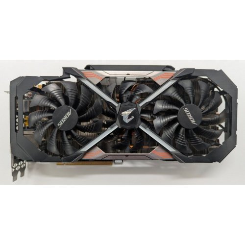 Відеокарта Gigabyte GeForce GTX 1080 TI AORUS 11264MB (GV-N108TAORUS-11GD) (Відновлено продавцем, 846294) купити в Україні: Київ, Львів, Хмельницький, Тернопіль, Івано-Франківськ | Перевірка сумісності, низька ціна, відгуки, характеристики від TELEMART фото